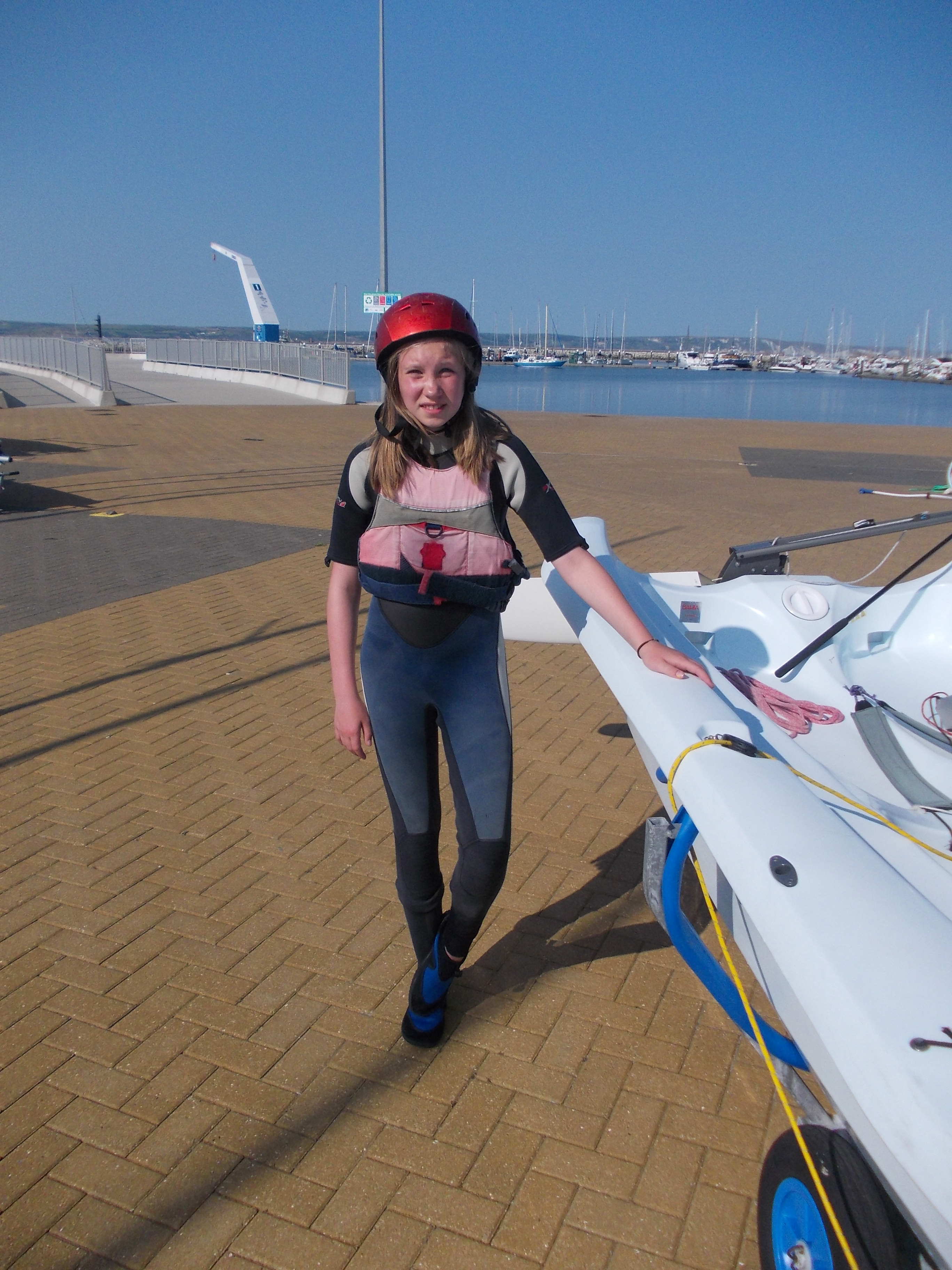 Sailing lessons for young people at Weymouth and Portland National Sailing Academy